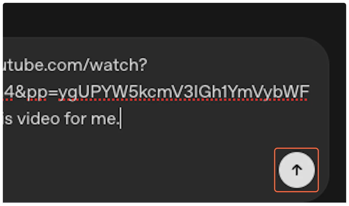 Click Run to test YouTube Transcript MCP functionality